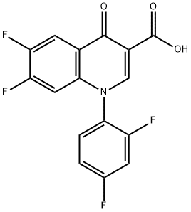 1-(2,4-二氟苯基)-6,7-二氟-4-氧代-1,4-二氢喹啉-3-甲酸