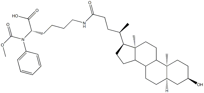 N-carbobenzoxy-N-lithocholyl-epsilon-lysine