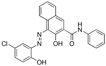 N-Phenyl-3-hydroxy-4-(2-hydroxy-5-chlorophenylazo)naphthalene-2-carboxamide