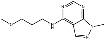 N-(3-methoxypropyl)-1-methyl-1H-pyrazolo[3,4-d]pyrimidin-4-amine