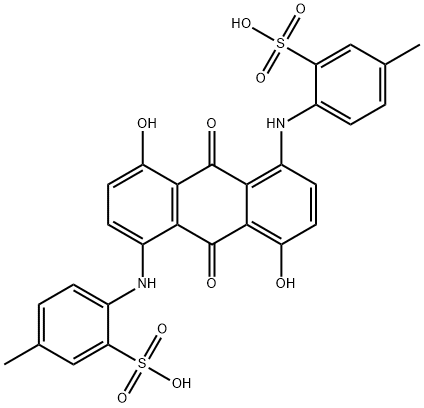 2,2'-[[(9,10-Dihydro-4,8-dihydroxy-9,10-dioxoanthracene)-1,5-diyl]bisimino]bis(5-methylbenzenesulfonic acid)