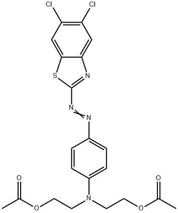 2-[4-[Bis(2-acetoxyethyl)amino]phenylazo]-5,6-dichlorobenzothiazole