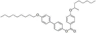 4-[(1-Methylheptyl)oxy]benzoic acid 4'-(nonyloxy)biphenyl-4-yl ester