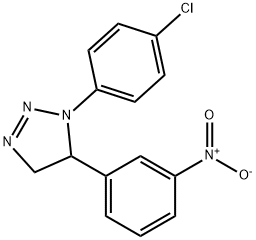 1-(4-Chlorophenyl)-4,5-dihydro-5-(3-nitrophenyl)-1H-1,2,3-triazole