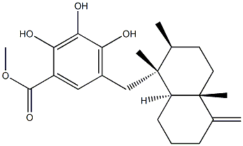 5-[[(1R,8aα)-Decahydro-1β,2β,4aβ-trimethyl-5-methylenenaphthalen-1α-yl]methyl]-2,3,4-trihydroxybenzoic acid methyl ester