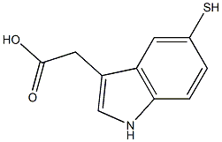 1H-Indole-3-aceticacid,5-mercapto-(9CI)