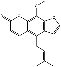 6-Hydroxy-7-methoxy-4-(3-methyl-2-butenyl)-5-benzofuranacrylic acid δ-lactone