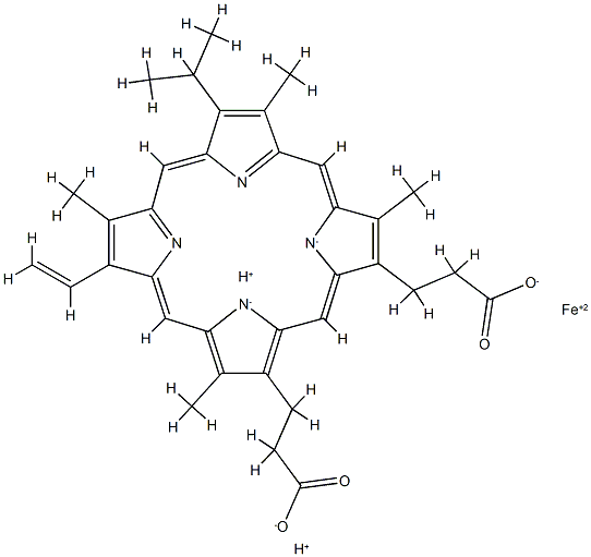 2-isopropyl-4-vinyldeuteroheme