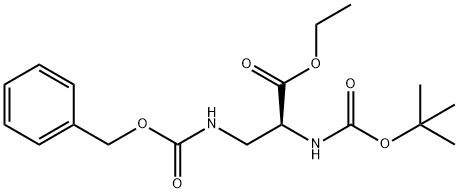 L-Alanine, N-[(1,1-diMethylethoxy)carbonyl]-3-[[(phenylMethoxy)carbonyl]aMino]-, ethyl ester