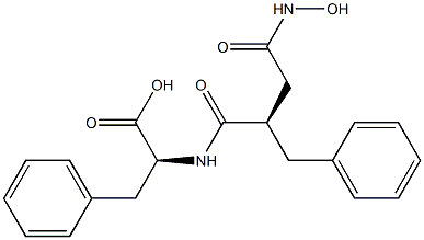3-(N-hydroxycarboxamido-2-benzylpropanoyl)phenylalanine