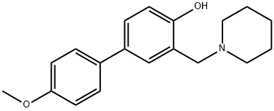 4'-Methoxy-3-(piperidinomethyl)-4-hydroxybiphenyl
