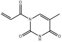2,4(1H,3H)-Pyrimidinedione, 5-methyl-1-(1-oxo-2-propen-1-yl)-