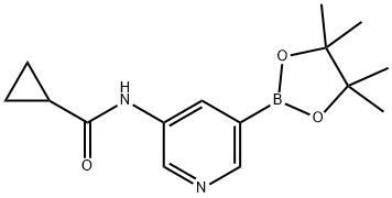 环丙酰胺,N-[5-(4,4,5,5-四甲基-1,3,2-二氧杂环戊硼烷-2-基)-3-吡啶基]-
