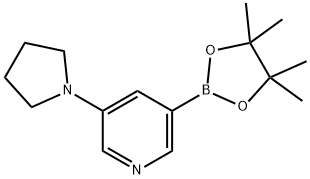 3-(吡咯烷-1-基)-5-(4,4,5,5-四甲基-1,3,2-二硼戊环-2-基)吡啶
