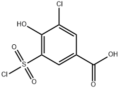 3-Chloro-5-(chlorosulfonyl)-4-hydroxybenzoic acid