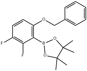 2-(6-(苄氧基)-2,3-二氟苯基)-4,4,5,5-四甲基-1,3,2-二氧杂硼烷