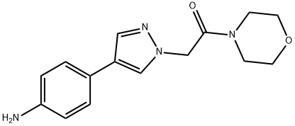 2-[4-(4-氨基-苯基)-吡唑-1-基]-1-吗啉-4-基-乙酮