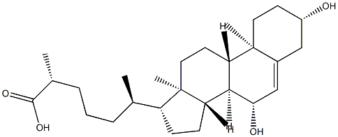 (25R)-CHOLEST-5-EN-26-OIC ACID, 3,7-HYDROXY;3;7-DIHYDROXY-5-CHOLESTENOIC ACID