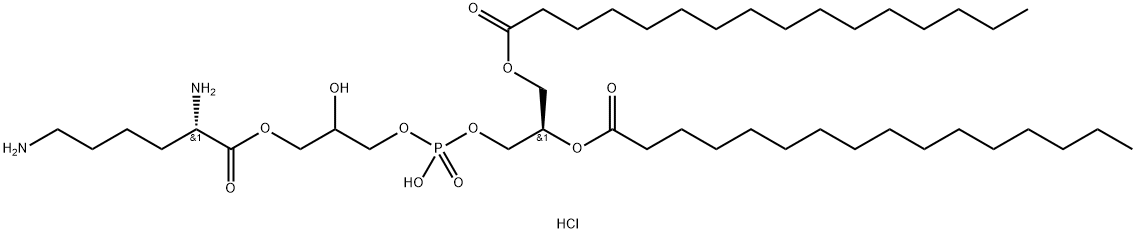 1,2-DIPALMITOYL-SN-GLYCERO-3-[PHOSPHO-RAC-(3-LYSYL(1-GLYCEROL))] (CHLORIDE SALT);16:0 LYSYL PG