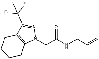 N-Allyl-2-(3-(trifluoromethyl)-4,5,6,7-tetrahydroindazol-1-yl)acetamide