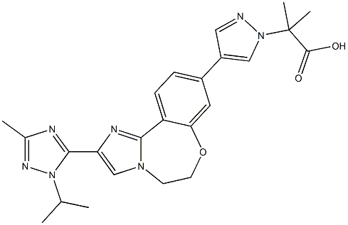 2-(4-(2-(1-异丙基-3-甲基-1H-1,2,4-三唑-5-基)-5,6-二氢苯并[F]咪唑