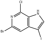 5-溴-7-氯-3-碘-1H-吡咯并[2,3-C]吡啶