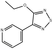Pyridine, 3-(4-ethoxy-1,2,5-thiadiazol-3-yl)- (9CI)