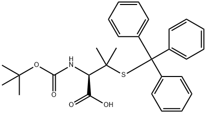 N-[叔丁氧羰基]-3-[(三苯基甲基)硫基]-L-缬氨酸