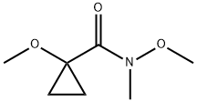 Cyclopropanecarboxamide, N,1-dimethoxy-N-methyl- (9CI)