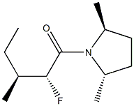 Pyrrolidine, 1-(2-fluoro-3-methyl-1-oxopentyl)-2,5-dimethyl-, [2S-[1(2S*,3R*),2alpha,5beta]]- (9CI)