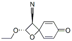 1-Oxaspiro[3.5]nona-5,8-diene-3-carbonitrile,2-ethoxy-7-oxo-,trans-(9CI)