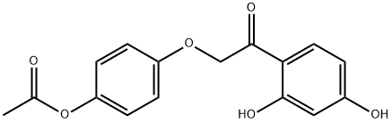 [4-[2-(2,4-dihydroxyphenyl)-2-oxo-ethoxy]phenyl] acetate