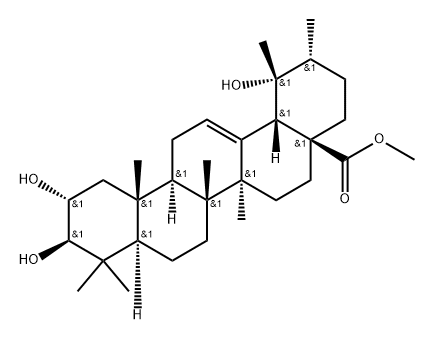 2α,3β,19-Trihydroxyurs-12-en-28-oic acid methyl ester