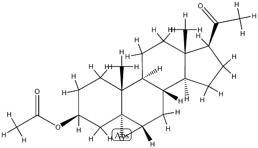 17β-Acetyl-5,6α-epoxy-5α-androstane-3β-ol acetate