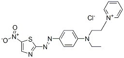 1-[2-[ethyl[4-[(5-nitrothiazol-2-yl)azo]phenyl]amino]ethyl]pyridinium chloride