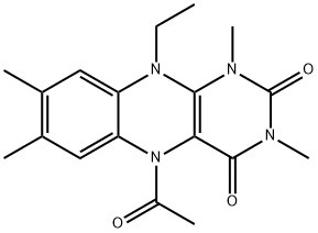 Alloxazine,  5-acetyl-10-ethyl-5,10-dihydro-1,3,7,8-tetramethyl-  (7CI,8CI)
