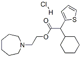 2-(hexahydro-1H-azepin-1-yl)ethyl alpha-cyclohexylthiophen-2-acetate hydrochloride