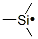 trimethylsilyl radical