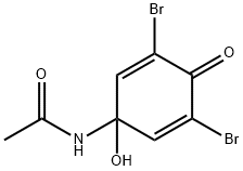 N-(3,5-Dibromo-1-hydroxy-4-oxo-2,5-cyclohexadienyl)acetamide