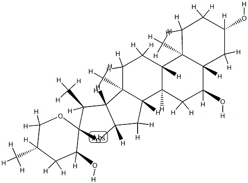 (23S,25S)-5α-Spirostane-3β,6α,23-triol