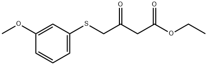 ethyl 4-(3-methoxyphenylthio)-3-oxobutanoate