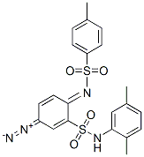 N-[4-diazo-2-[[(2,5-xylyl)amino]sulphonyl]cyclohexa-2,5-dien-1-ylidene]-p-toluenesulphonamide