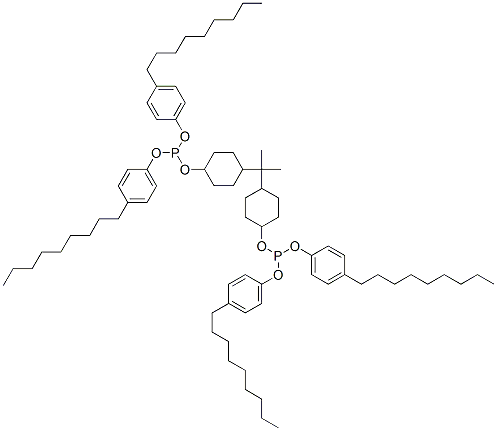 2,2-Bis[4-[bis(p-nonylphenoxy)phosphinooxy]cyclohexyl]propane