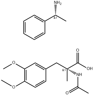 N-乙酰-D-Α-甲基多巴二甲醚(+)Α-甲基苄胺盐