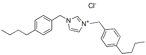 1,3-bis[(4-butylphenyl)methyl]-1H-imidazolium chloride