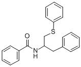N-(alpha-((Phenylthio)methyl)phenethyl)benzamide