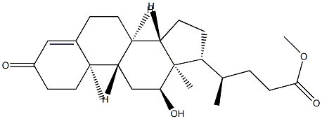 12α-Hydroxy-3-oxochol-4-en-24-oic acid methyl ester