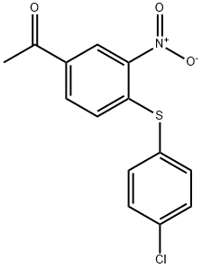 1-(4-((4-氯苯基)硫代)-3-硝基苯基)乙烷-1-酮