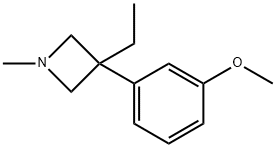 3-Ethyl-3-(m-methoxyphenyl)-1-methylazetidine
