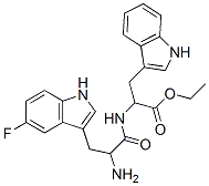 ethyl 2-[[2-amino-3-(5-fluoro-1H-indol-3-yl)propanoyl]amino]-3-(1H-indol-3-yl)propanoate
